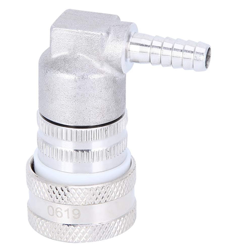 EVTSCAN Homebrew Beer Stainless Steel Ball Lock Beer Keg Coupler Gas Quick Connector Dispenser