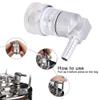 EVTSCAN Homebrew Beer Stainless Steel Ball Lock Beer Keg Coupler Gas Quick Connector Dispenser view 4