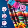 12 Pcs Mexican Serape Table Runners Mexican Theme Party Table Decorations Colorful Striped Serape Table Blanket Runner Tablecloth for Cinco de Mayo Mexican Fiesta Party, 14 x 84 Inch (Multi Colors) view 4
