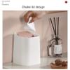 DFDFSFG Trash Can Cute Mini Trash Can with Swing-Close LidPlastic Garbage Can for Desktop Coffee TableRectangular Garbage Bin with Double Bucket Wastebasket (Color : Yellow) view 4