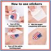 UMEELR 126Pcs Patriotic Party Supplies, 4th of July Party Accessories with Necklaces Headbands Shutter Glasses Flags Glow Sticks for 4th of July Independence Memorial Day Party Favor view 4