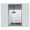 Tuhome Artemisa Medicine Cabinet Engineered Wood Medicine Cabinets in White view 1
