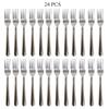 24 Heavy Duty Dinner Forks Stainless Steel Dishwasher Safe Windsor Flatware 7" view 4