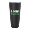 Accountant Black Edition Viking Tumbler 20oz - I Hear Invoices - Accounting Spreadsheet Audit Auditor office work cpa engineer tax finance administrative email view 1