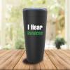 Accountant Black Edition Viking Tumbler 20oz - I Hear Invoices - Accounting Spreadsheet Audit Auditor office work cpa engineer tax finance administrative email view 2