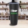 Accountant Black Edition Viking Tumbler 20oz - I Hear Invoices - Accounting Spreadsheet Audit Auditor office work cpa engineer tax finance administrative email view 3