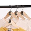 100 Pcs Clothes Hanger Connector Hooks, Wardrobe Hanger Extender Clips, Cascading Connection Hooks for Clothes Cabinet Closet Organizer Space Savers Outfit Hangers Accessory (Black) view 2