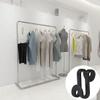 100 Pcs Clothes Hanger Connector Hooks, Wardrobe Hanger Extender Clips, Cascading Connection Hooks for Clothes Cabinet Closet Organizer Space Savers Outfit Hangers Accessory (Black) view 4