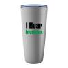 Accountant Stainless Edition Viking Tumbler 20oz - I Hear Invoices - Accounting Spreadsheet Audit Auditor office work cpa engineer tax finance administrative email view 1