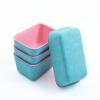 Desk Drawer Organizer, felt Drawer Organizers Foldable Drawer Dividers Separators Storage Container for Makeup, Jewelries, Utensils in Bedroom Dresser, Office and Kitchen(7pcs/Set ) (Hot Pink+Bule) view 3