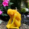 100% Beeswax Girl Candle/All Natural Bees Wax Woman Body/Women/Lady/Feminine/Feminism/Friend/Handmade/Mother/Sister/Aunt view 1