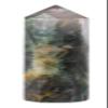 The Chrysalis Stone | Fluorite Point | 5 - 7 Tall | 1 Pc | Crystals and Healing Stones, Room Decor, Spiritual Gifts, Reiki, Chakra, Witchcraft, Yoga, Meditation Accessories view 1