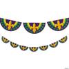 Mardi Gras Bunting Garland view 1