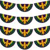 Mardi Gras Bunting Garland view 3