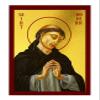 Saint Dominic icon, Handmade Greek Orthodox icon of St Dominic de Guzman Catholic Byzantine Art wall Hanging Religious Gift Ideas 7x10cm view 2