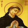 Saint Dominic icon, Handmade Greek Orthodox icon of St Dominic de Guzman Catholic Byzantine Art wall Hanging Religious Gift Ideas 7x10cm view 3