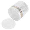 HEIDI4EVER Small Resin Cotton Swab Toothpick Box Holder container Storage organizer Container with Lid dustproof makeup organizer 11x8. 5cm White view 2