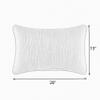 Sorra Home Trupedic Indoor/Outdoor Tan Lumbar Embroidered Pillow Hello view 4