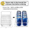2 Set, 2 Tier Clear Organizer with Dividers for Cabinet, Shlef, Counter - MultiUse Slide-Out Storage Container - Kitchen, Pantry, Medicine Cupboard Bins, Bathroom, Vanity Makeup, Under Sink Organizing view 3