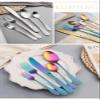 30 Piece Silverware Set For 6, Stainless Steel Silverware Set, Modern Imperial Flatware Set, Include Knife/Fork/Spoon & Long Teaspoon/Salad Fork Dishwasher Safe Cutlery Carving view 4
