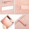 artsdi 11 Inch Storage Cube,Storage bin,cube storage (Set of 10) Foldable Fabric Cube Storage Bins with 10 Labels Window Cards & a Pen,Baskets Containers for Shelves,Closet Organizers Box,Pink view 2