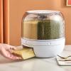 6 Grids Rice Kitchen Storage Containers Pantry Storage Container Airtight Food Storage Containers Food Containers With Lids Airtight,Can Put 10kg/ 22lb view 3
