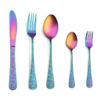 30 Piece Silverware Set For 6, Stainless Steel Silverware Set, Modern Imperial Flatware Set, Include Knife/Fork/Spoon & Long Teaspoon/Salad Fork Dishwasher Safe Cutlery Carving view 1