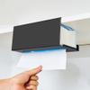 Bathroom Tissue Box Paper Towel Holder Under The Cabinet Paper Dispenser Over The Door Towel Rack for Tissue Kitchen Accessories,BL view 3