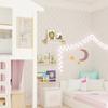 AZSKY Floating Nursery Book Shelves-Natural Wood Bookshelf for Kids Room 16 Inch-Small Bookshelf Wall Mounted for Baby Boys Girls-Living Room, Bathroom, Kitchen, Decor & Storage for Books and Dolls view 2