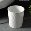 DFDFSFG Trash Can Irregularly Shaped Trash Can Without LidHousehold Kitchen Garbage CanPlastic Garbage Bin with Pressure Ring for BedroomOffice Wastebasket (Color : Gray) view 4
