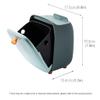 DFDFSFG Trash Can Mini Trash Can with LidMultifunctional Garbage Can with Inner BucketGarbage Bin for Desktop, Office Countertop Garbage Can Wastebasket (Color : Purple) view 2