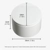 DFDFSFG Trash Can Mini Trash Can for Desk1.3 Gallon Table Top Garbage CanSmall Garbage Bin with Lid for Bathroom Vanity, Car or Coffee Table Wastebasket (Color : White) view 2
