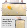 90L Under Bed Storage Containers, Large Capacity Underbed Storage Bags Organizer, Thick Fabric Storage Bins with Clear Window and Reinforced Handles for Blanket Comforter Bedding Clothes, 8 Pack view 4