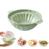 Kitchen Ice Bowl Containers Mold, Quick-Freezing Ice Trays Large Capacity Round Empty Moulds, Silicone Reusable Ice Cube Tray Mold Ice Bow Mold, Dessert Bowl DIY 3D Ice Cream Bowl view 1