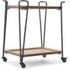 ClickDecor Cooper Bar Cart Black view 1