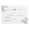 XOXOKristen 4x6 inch Personalized RSVP cards with envelopes with Greenery Floral Design, Postcard format Custom Response Cards for DIY wedding invitation kit, Rustic Wedding RSVP Cards (RSVP) view 1