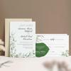 XOXOKristen 4x6 inch Personalized RSVP cards with envelopes with Greenery Floral Design, Postcard format Custom Response Cards for DIY wedding invitation kit, Rustic Wedding RSVP Cards (RSVP) view 4