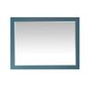 Altair Design Sutton 48" Rectangular Bathroom Wood Framed Wall Mirror in Royal Green view 1