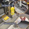 Silicone Sink Faucet Mat Bathroom Faucet Water Catcher Mat Sink Splash Guard Faucet Drip Catcher Silicone Kitchenguard Silicone Faucet Handle Drip Catcher Tray for Kitchen Sink (Color : Gray) view 4
