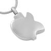 LiHiFG Stainless Steel Rabbit Cremation Jewelry Necklaces Hold Pet Ashes Keepsake Memorial Urn Pendant with Free Funnel view 2
