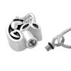 LiHiFG Stainless Steel Rabbit Cremation Jewelry Necklaces Hold Pet Ashes Keepsake Memorial Urn Pendant with Free Funnel view 3
