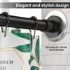BRIOFOX Shower Curtain Rod Holder 3M Adhesive | Heat Resistant | Waterproof | Max Load 60 lbs Shower Rod Retainer for Wall, 2 Pack, Nickel (Rod Not Included) view 4