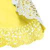 12.5 Inch Gold Lace Paper Doilies Round Table Placemat Paper Pad Lace Doily for Cake, Desert, Wedding, Tableware Decoration (100 Pcs) view 3