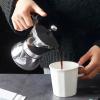 Stovetop Espresso Maker, Acrylic & Stainless Steel Moka Pot 6 Espresso Cup Classic Italian Coffee Maker for Flavored Strong Coffee view 4