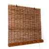 Bamboo Shades Blinds for Patio Cordless Outdoor Porch Privacy Translucent Roll Up Blinds Retro Reed Curtains with Lifter, Brown 30'' W 40''W 48''W 56''W 72'' W, 72''L (Size : 48in Width x 72in High) view 1