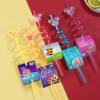 24 Glitter Mouse Ear Party Favors Reusable Drinking Straws 6 Designs Great for Theme Birthday Oh Twodles Theme Party Supplies with 2 Cleaning Brushes view 2