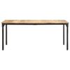 ZQQLVOO Dining Table,Writing Desk, Computer Desk, Balcony Table,for Bedroom, entryways, Living Rooms, Dining Rooms, Office,70.9"x35.4"x29.9" Rough Mango Wood view 3