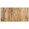 ZQQLVOO Dining Table,Writing Desk, Computer Desk, Balcony Table,for Bedroom, entryways, Living Rooms, Dining Rooms, Office,70.9"x35.4"x29.9" Rough Mango Wood view 4