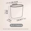 DFDFSFG Trash Can Wall-Mounted Trash CanKitchen Cabinet Door Garbage CanPlastic Hanging Garbage BinNstallable Bathroom Bedroom Office Toilet Wastebasket view 3