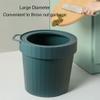 DFDFSFG Trash Can Trash Can with Pressure Top RingSmall Garbage Can Plastic Garbage Bin Wastebasket Rubbish Bin for Living RoomsBedrooms Wastebasket (Color : Pink) view 4